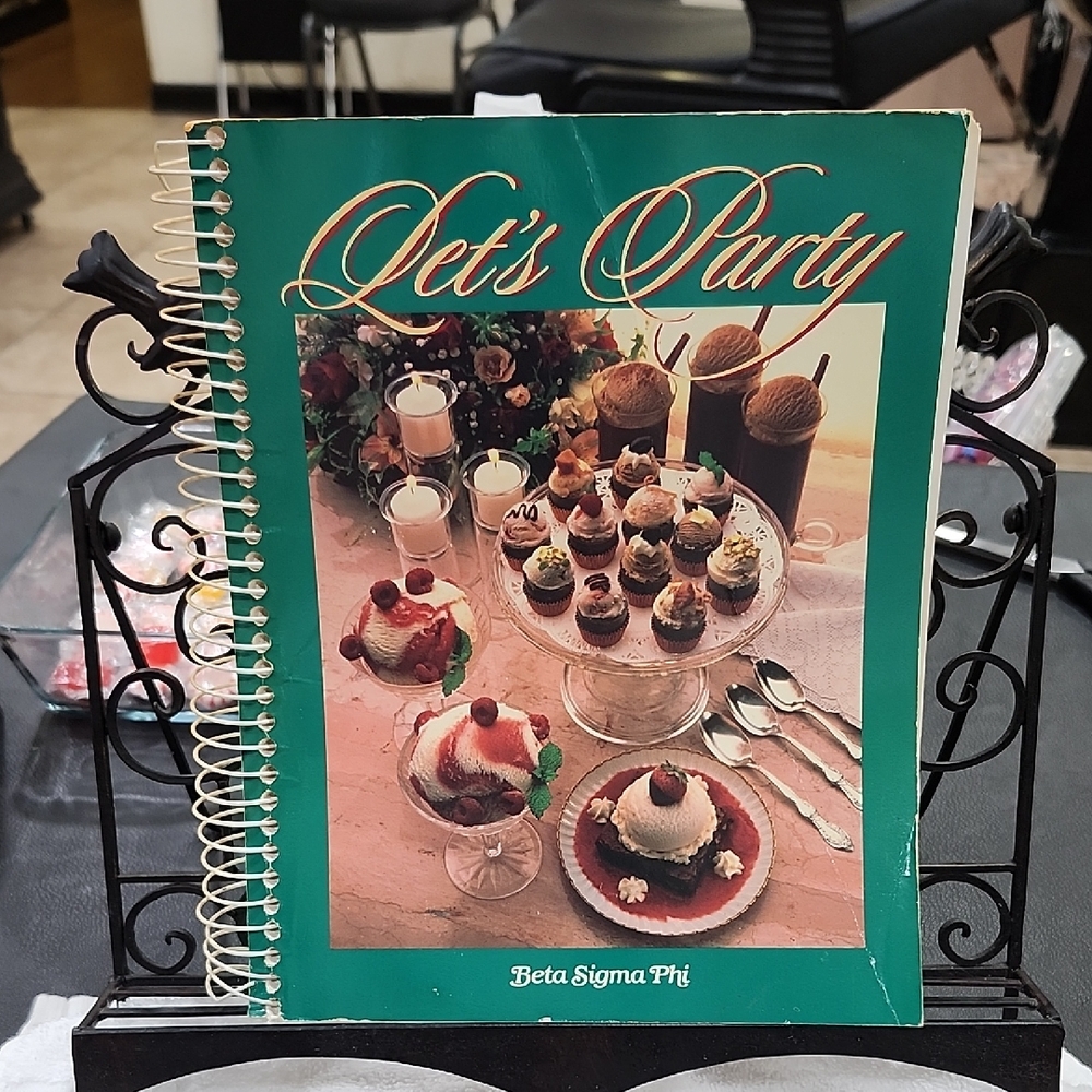 "LET'S PARTY" BETA SIGMA PHI COOKBOOK